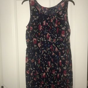 Gap mid-length floral pleated dress